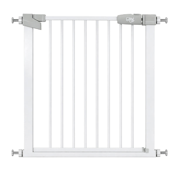 Reja de seguridad escalera puerta bebés y mascotas blanco