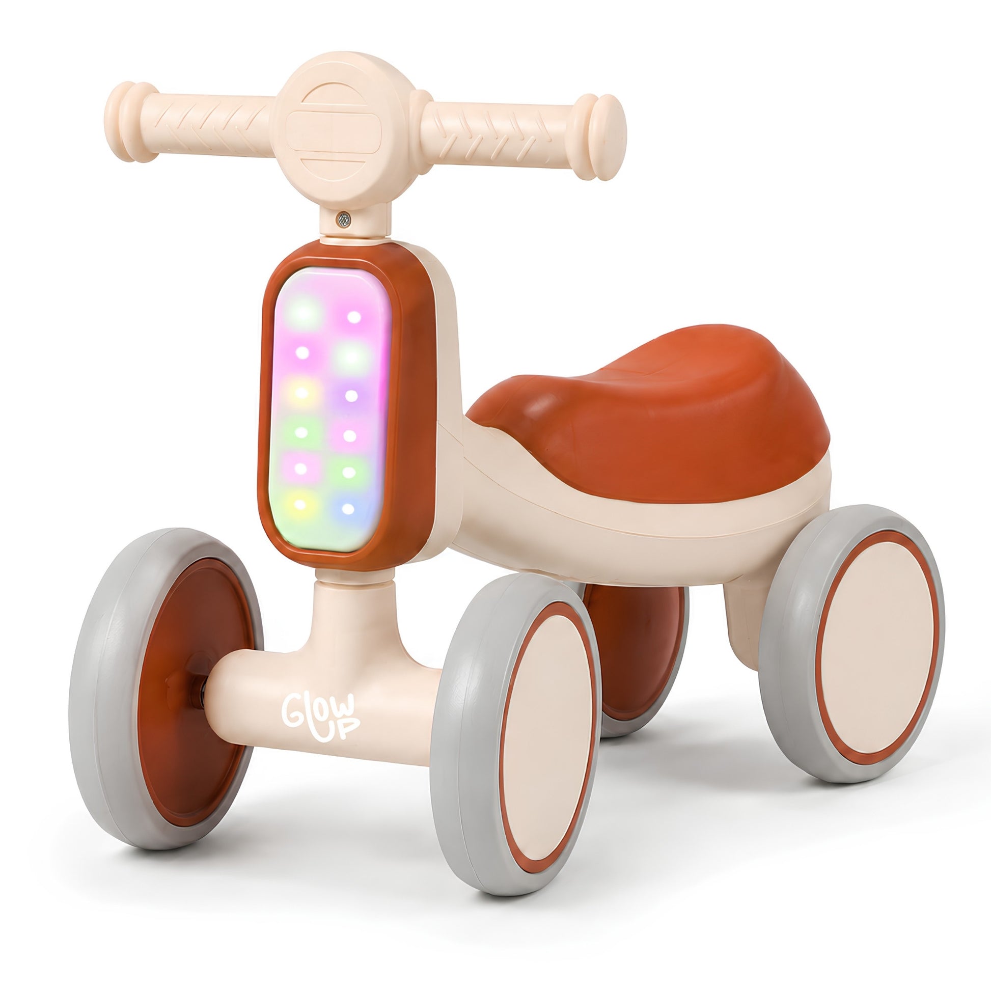 Cuatriciclo Infantil Luces Y Sonidos Niño Niña Café Bambi