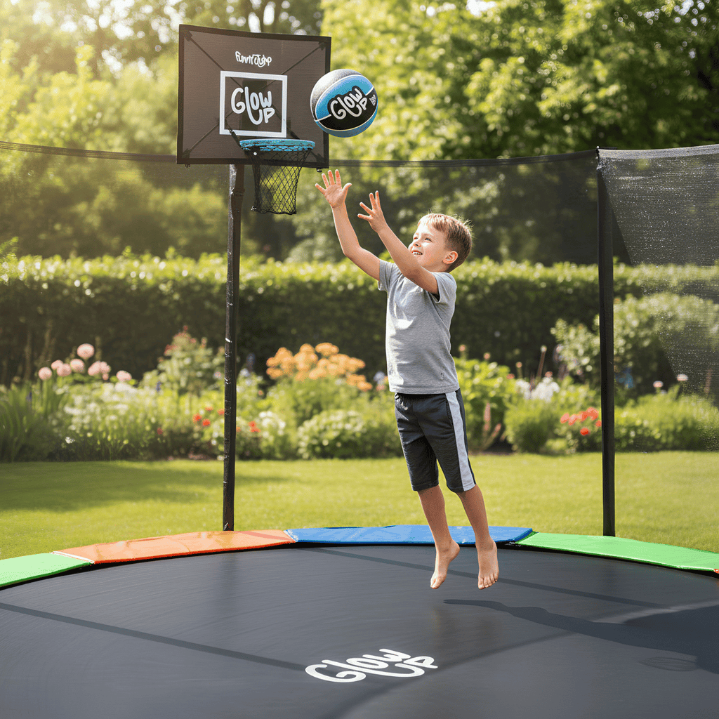 Cama Elástica 3,05 mt 10 ft Con Malla + Set Basketball