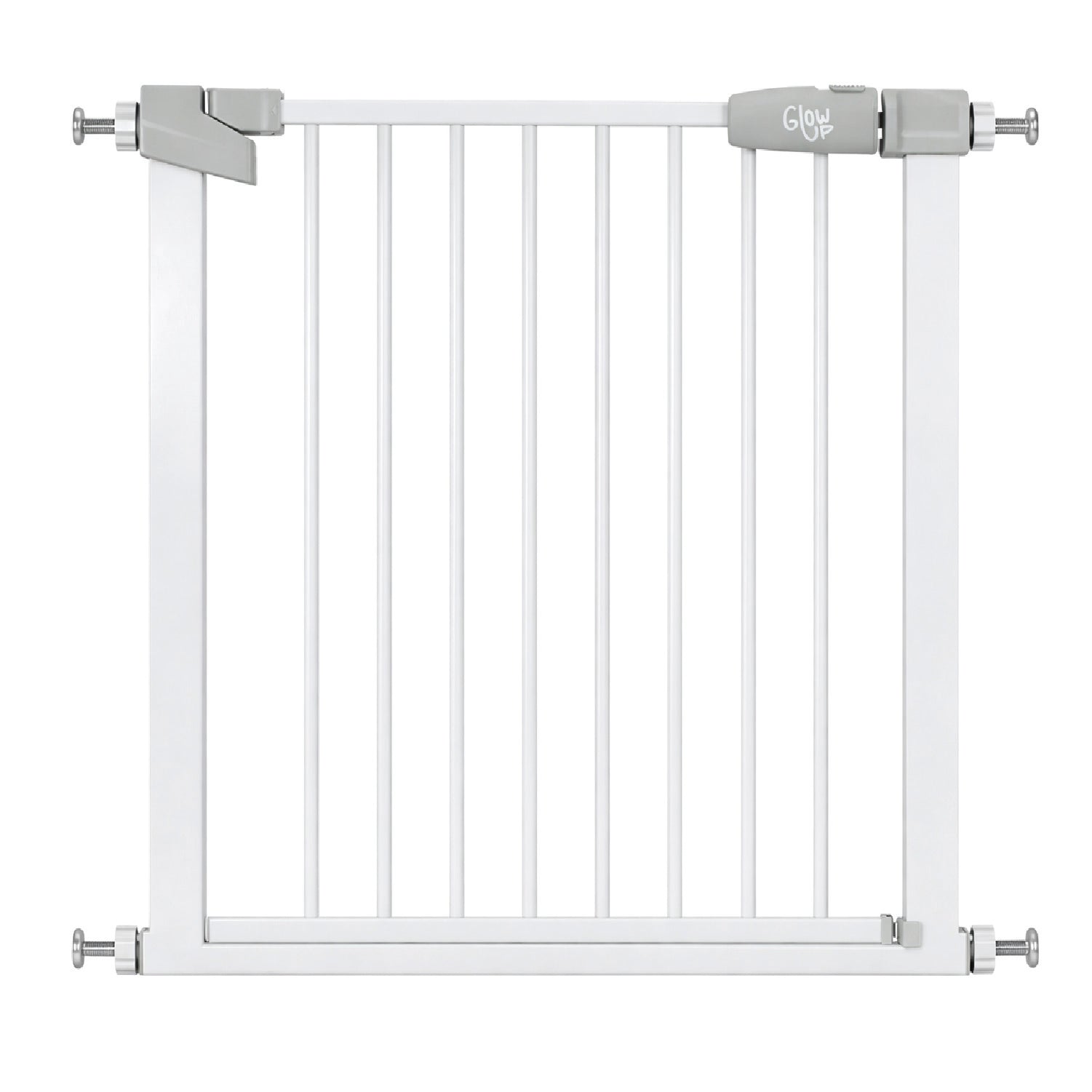Reja de seguridad escalera puerta bebés y mascotas blanco
