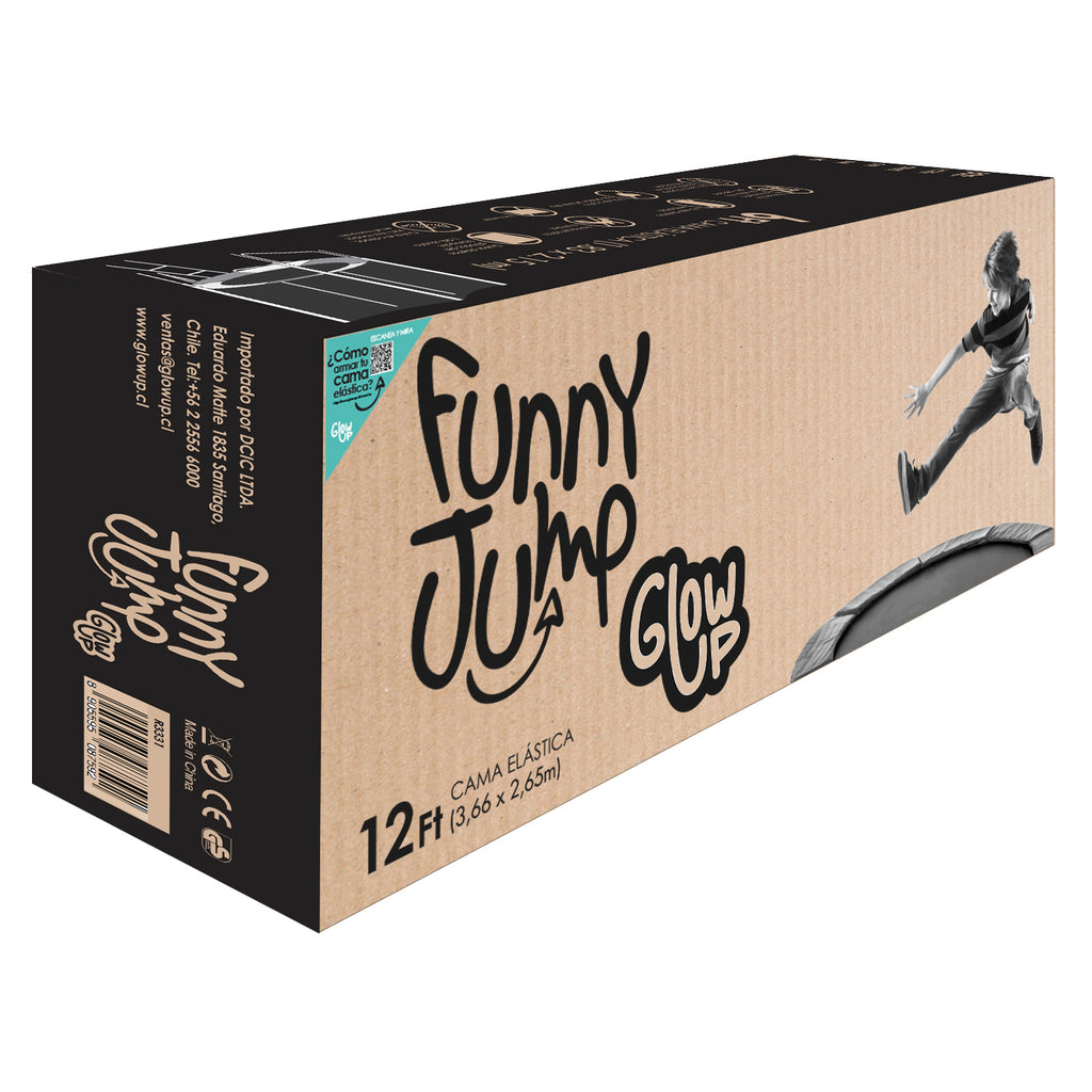 Cama Elástica 3,2 mt 12 ft Con Malla + Set Basketball