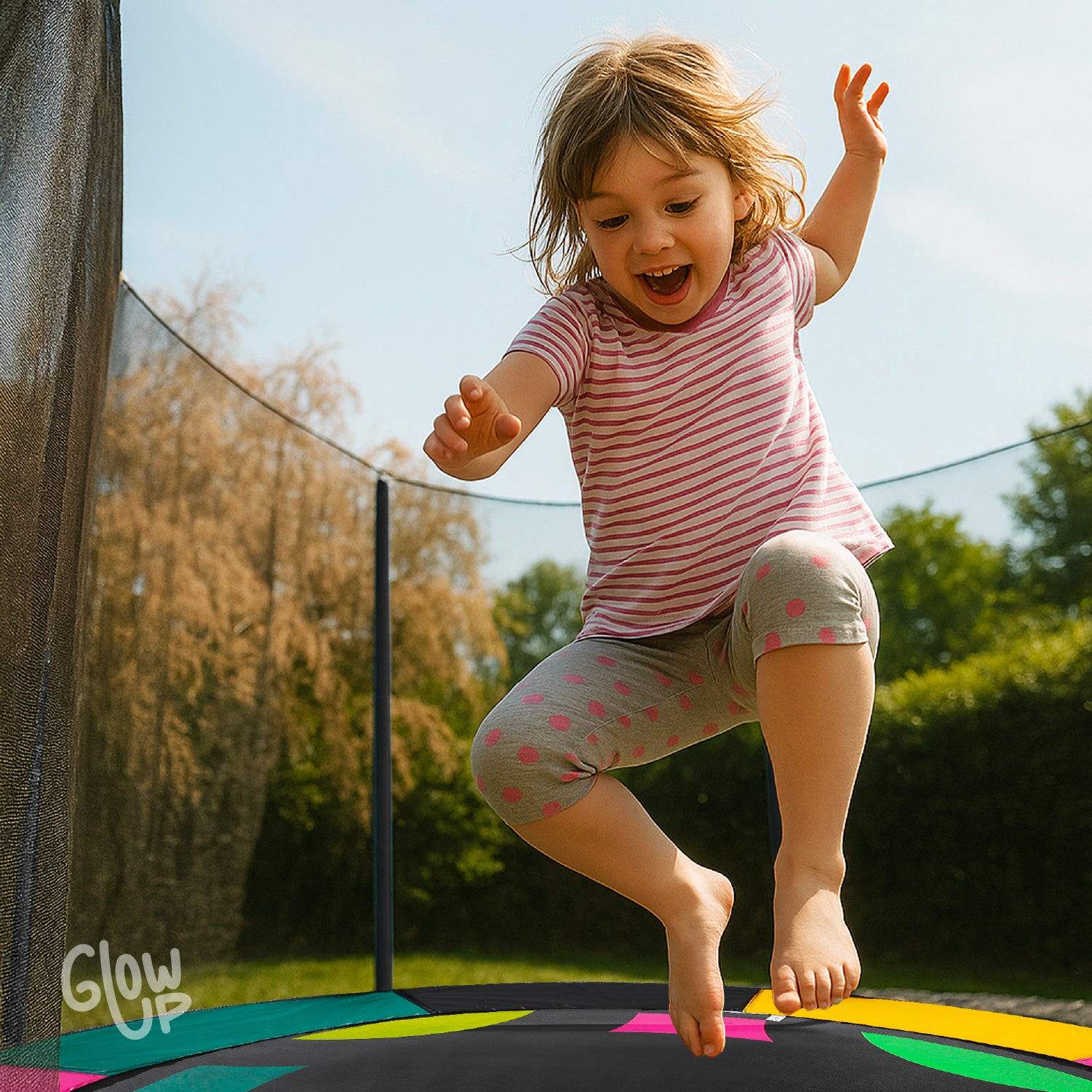 Cama Elástica Glowup 2,44 mt 8ft Edición Exclusiva R