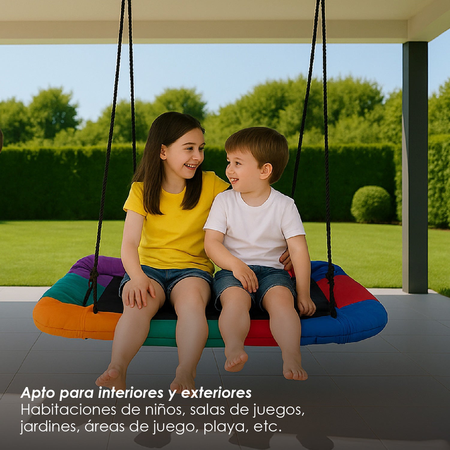 Columpio Rectangular Multicolor