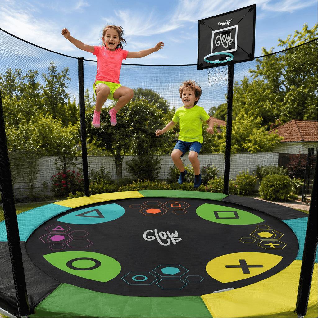 Cama Elástica 2,44mt 8ft Ed Exclusiva F + Set Basketball