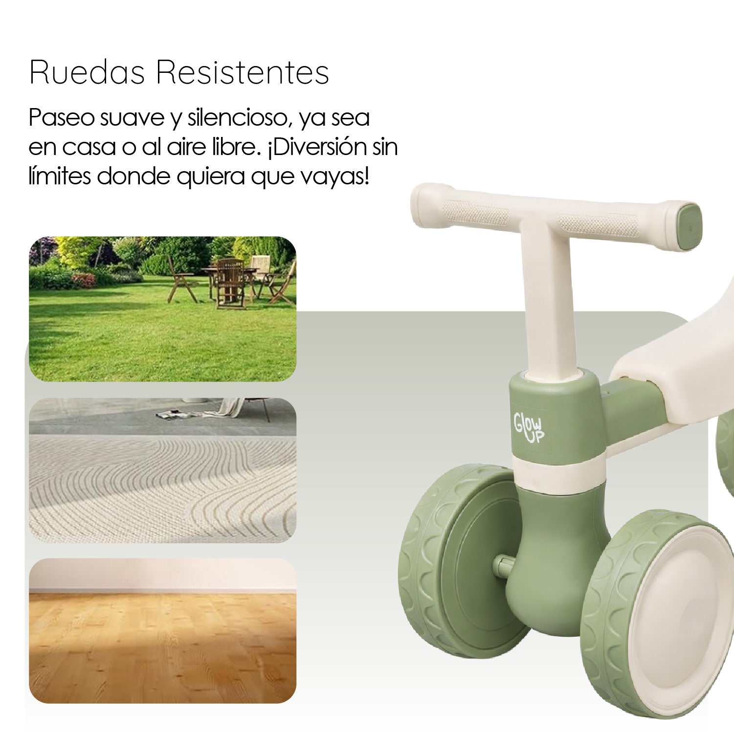 Cuatriciclo Infantil Fiori Verde