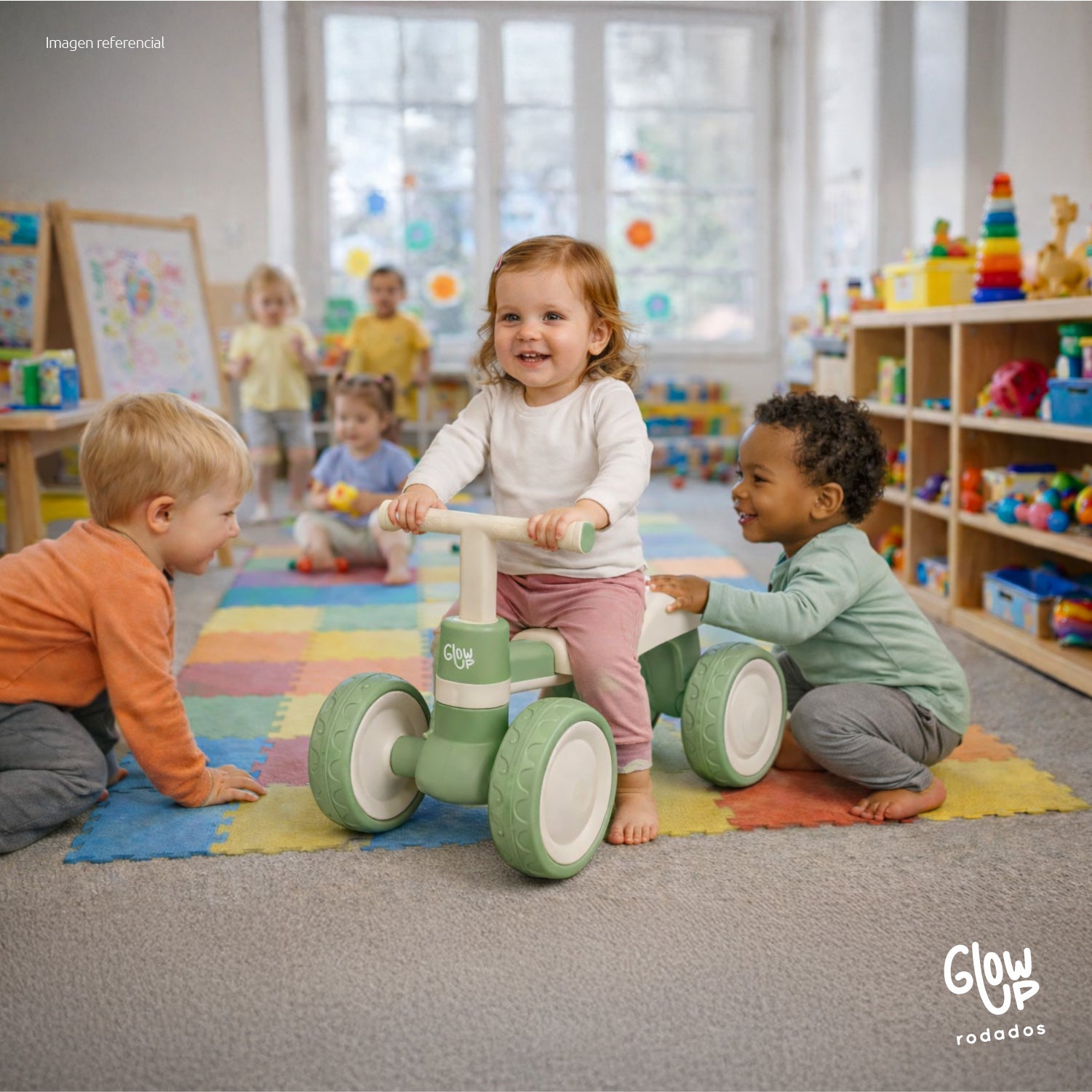 Cuatriciclo Infantil Fiori Verde