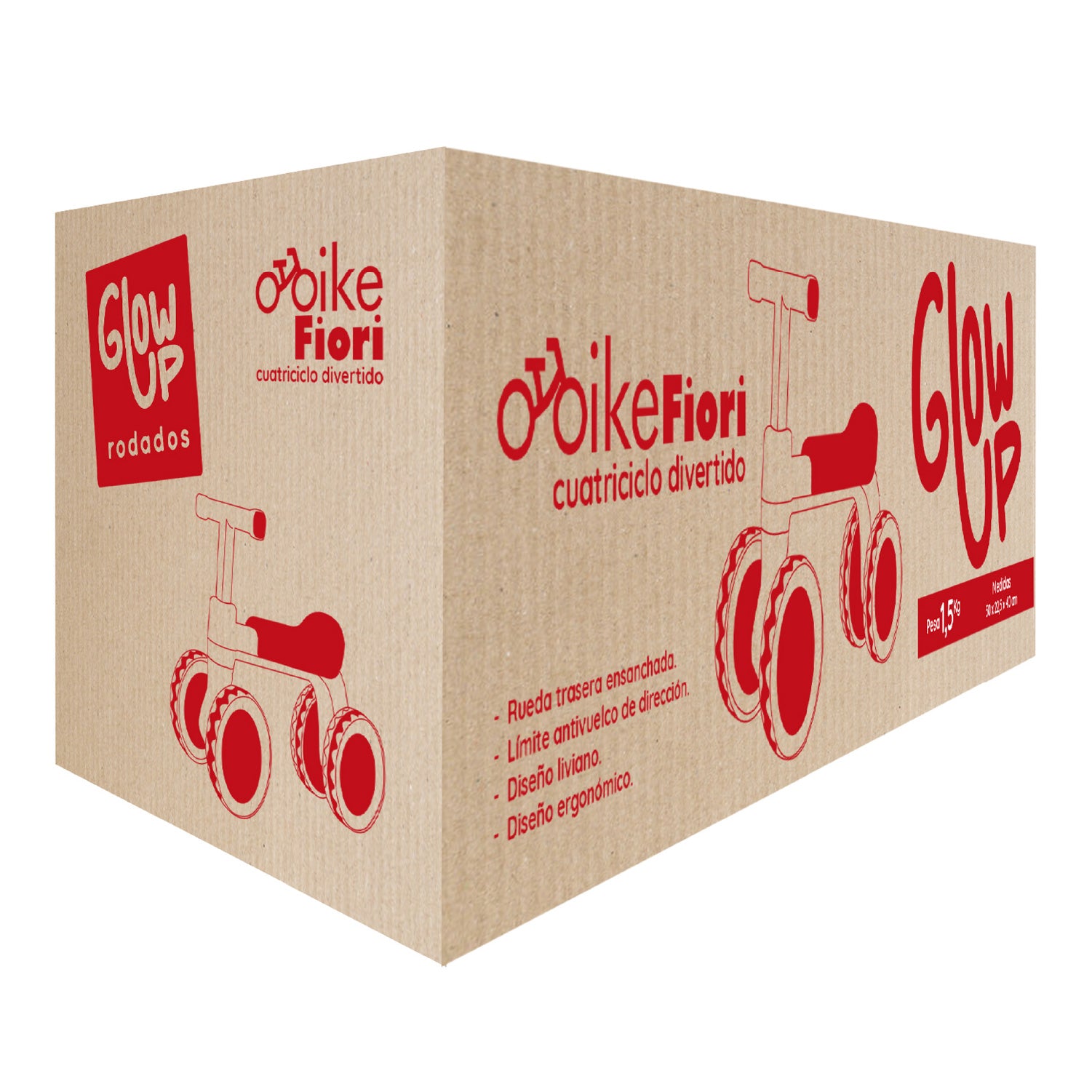 Cuatriciclo Infantil Fiori Verde