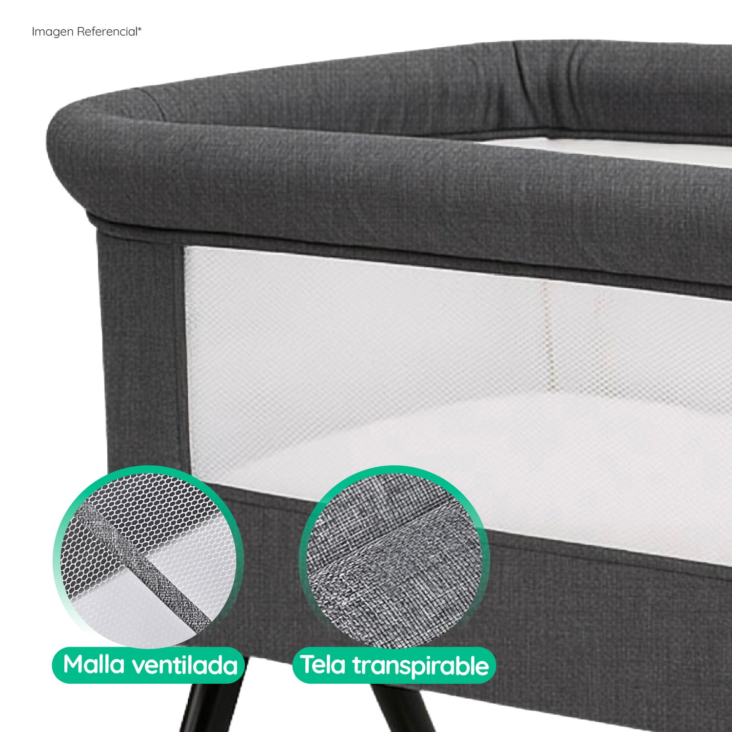 Cuna Corral Colecho Bebé Dormitorio Ajustable