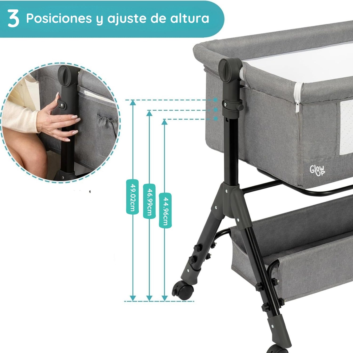 Cuna Corral Colecho Bebé Dormitorio Ajustable
