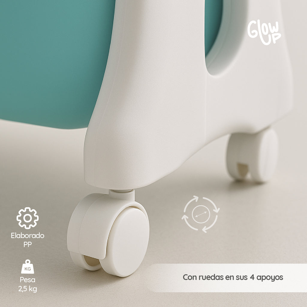 Mueble Organizador Juguetes Niños Con 3 Contenedores GlowUp