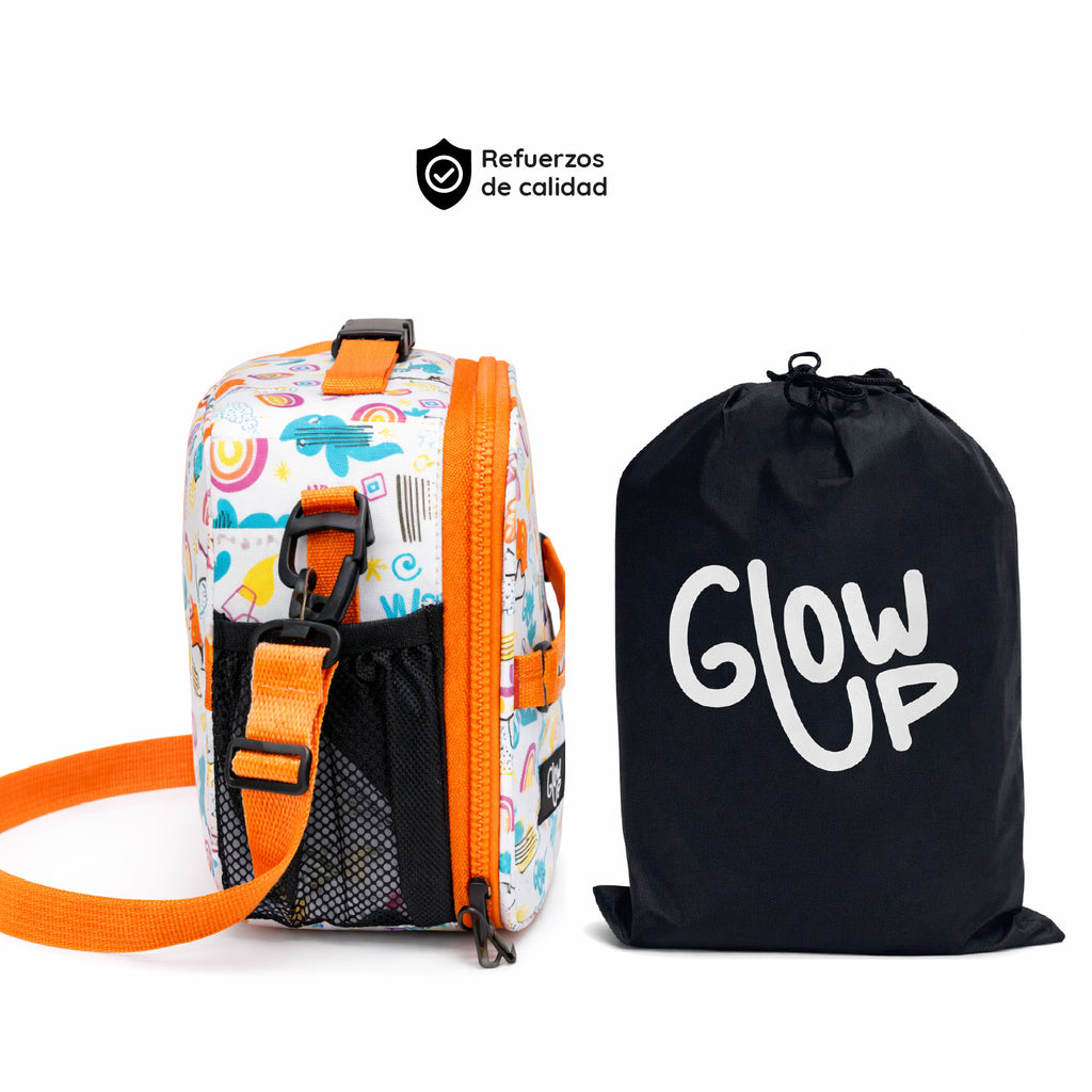 Lonchera Térmica Niño Niña Bolso Almuerzo + Morral Glowup