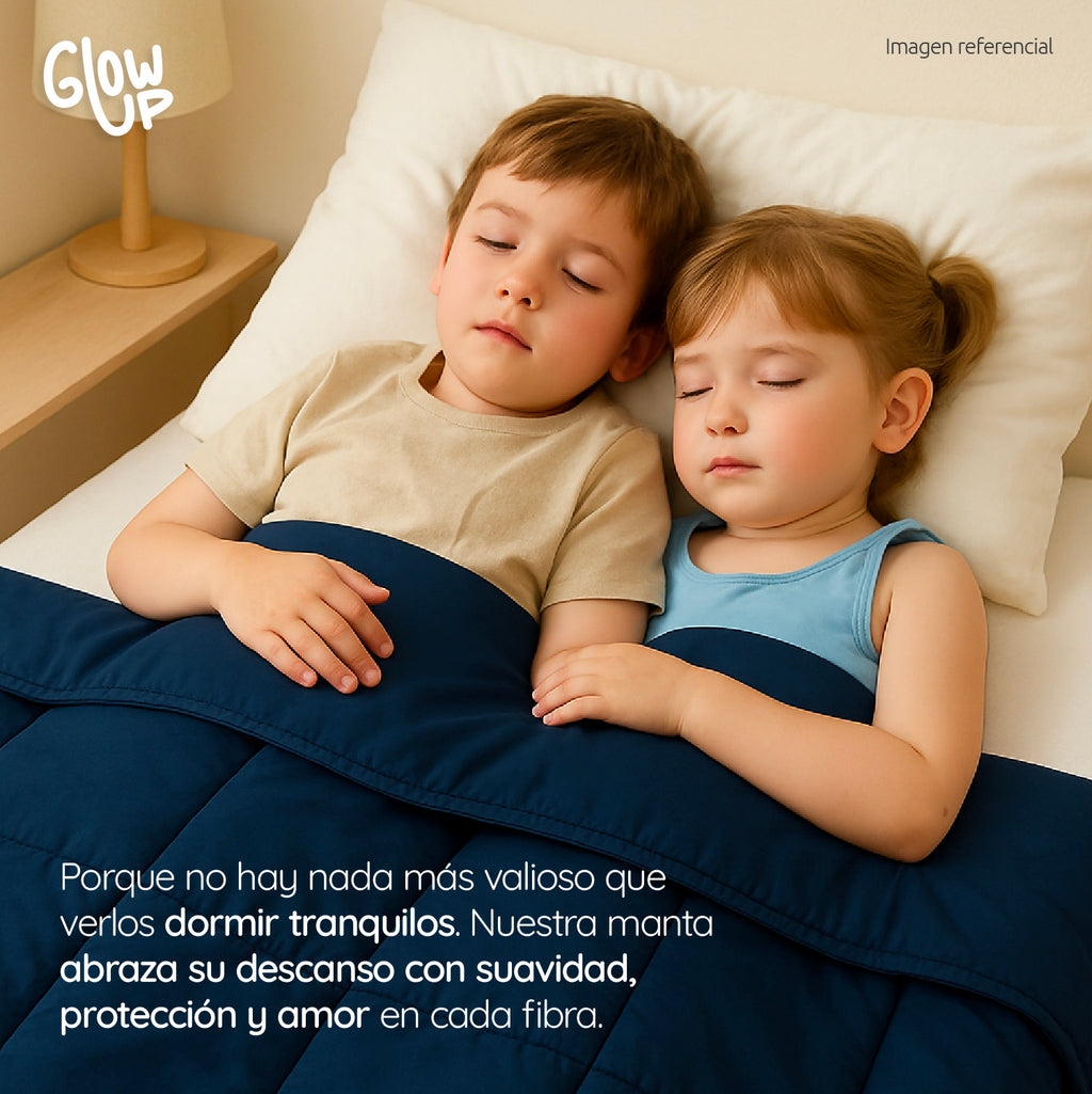 Manta De Gravedad niño azul 1,4 kg 122x92 cm Trastorno Sueño
