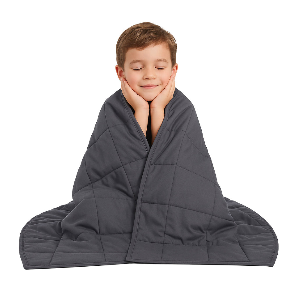 Manta De Gravedad niños gris 1,4 kg 122x92 cms Trastorno Sueño