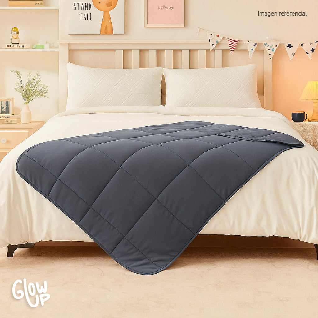 Manta De Gravedad niños gris 1,4 kg 122x92 cms Trastorno Sueño