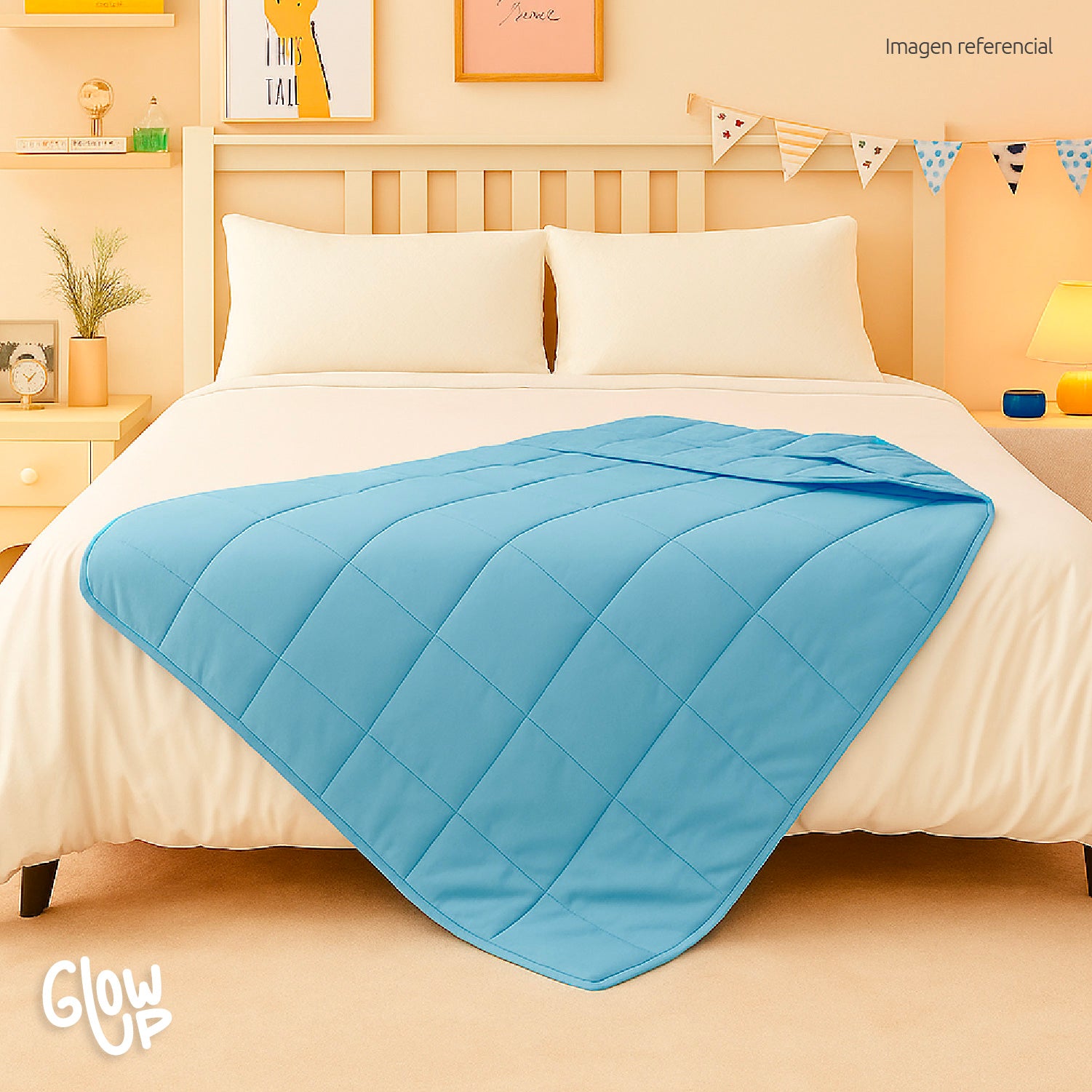 Manta De Gravedad niños Celeste 3,2 kg 152x102 cm Trastorno Sueño