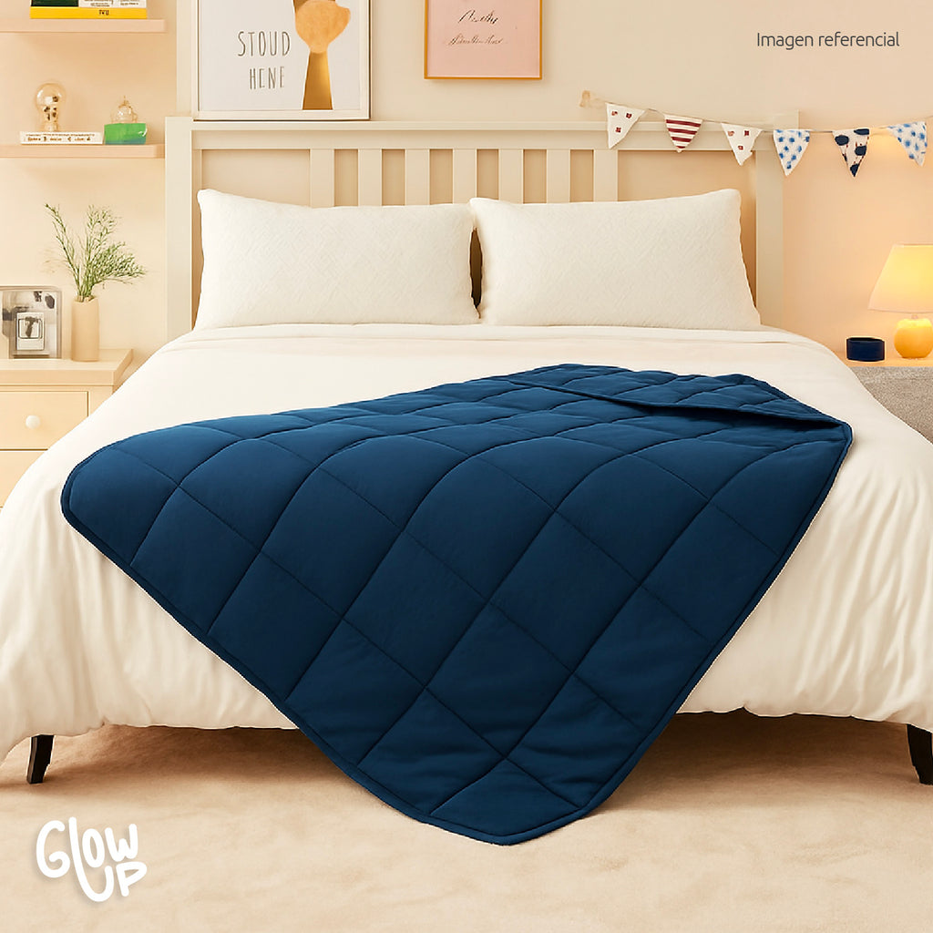 Manta De Gravedad niños Azul oscuro 4,5 kg 152x102 cm Trastorno Sueño
