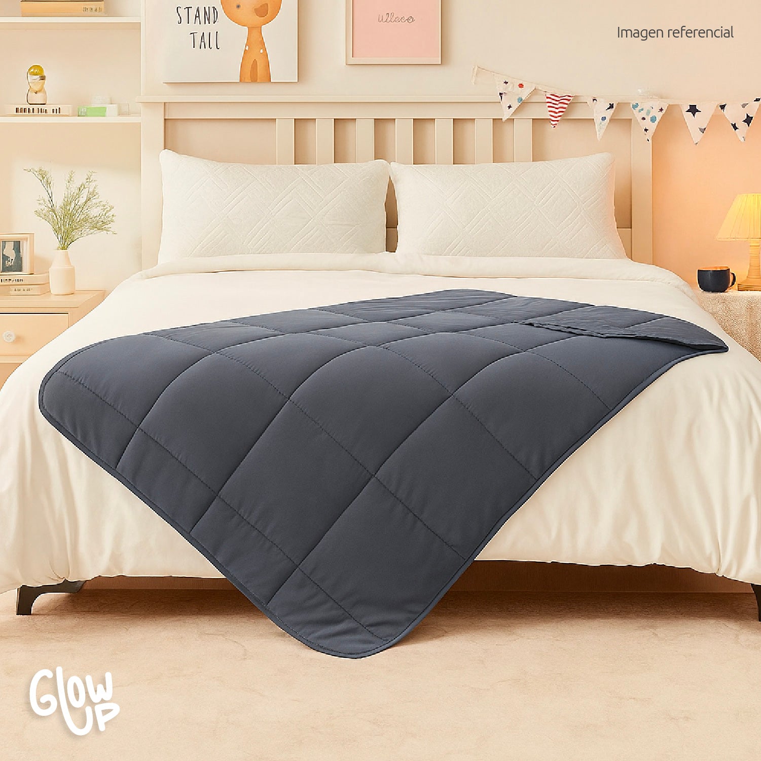 Manta De Gravedad niños Gris 4,5 kg 152x102 cm Trastorno Sueño