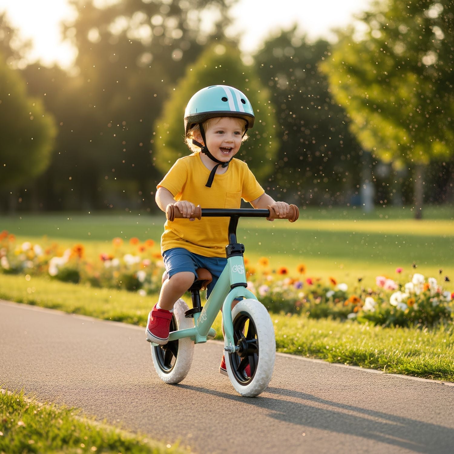 Bicicleta De Equilibrio ZIPPY Verde Menta Glowup