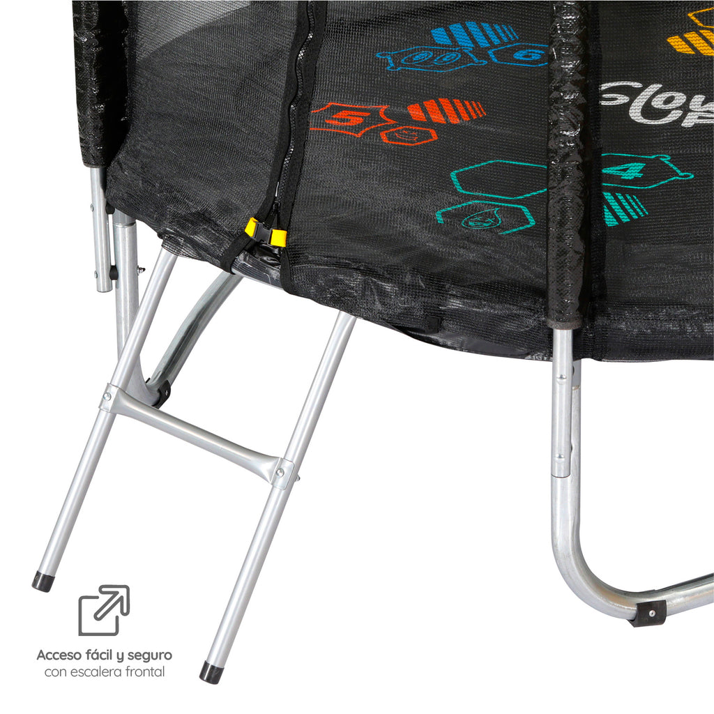 Cama elástica 6ft 1,83mt edición ltda con Juegos agua GlowUp