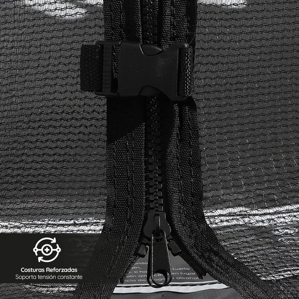 Cama Elástica 10ft 3.05 mts GlowUp Malla y Escalera Limited Edition