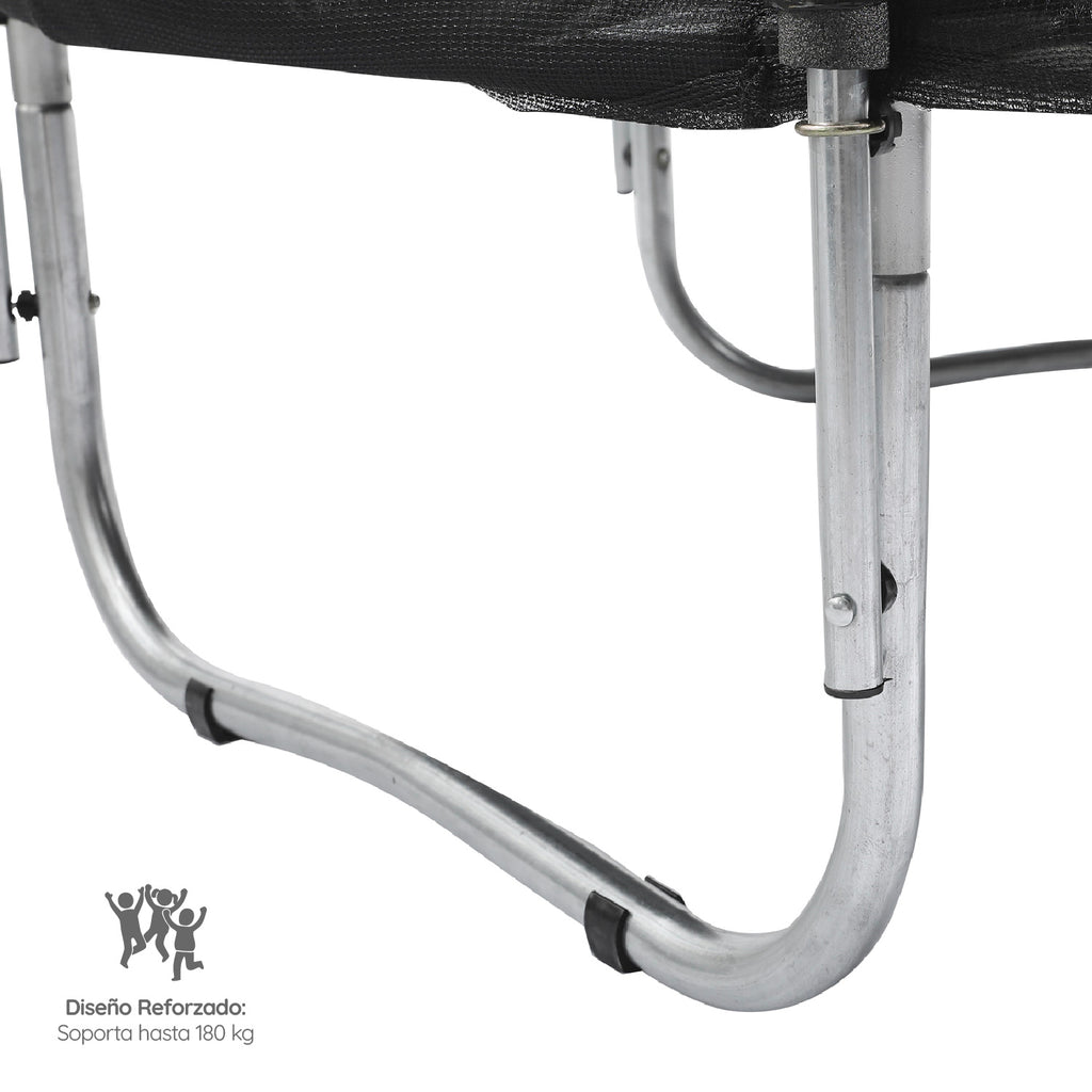 Cama Elástica 10ft 3.05 mts GlowUp Malla y Escalera Limited Edition