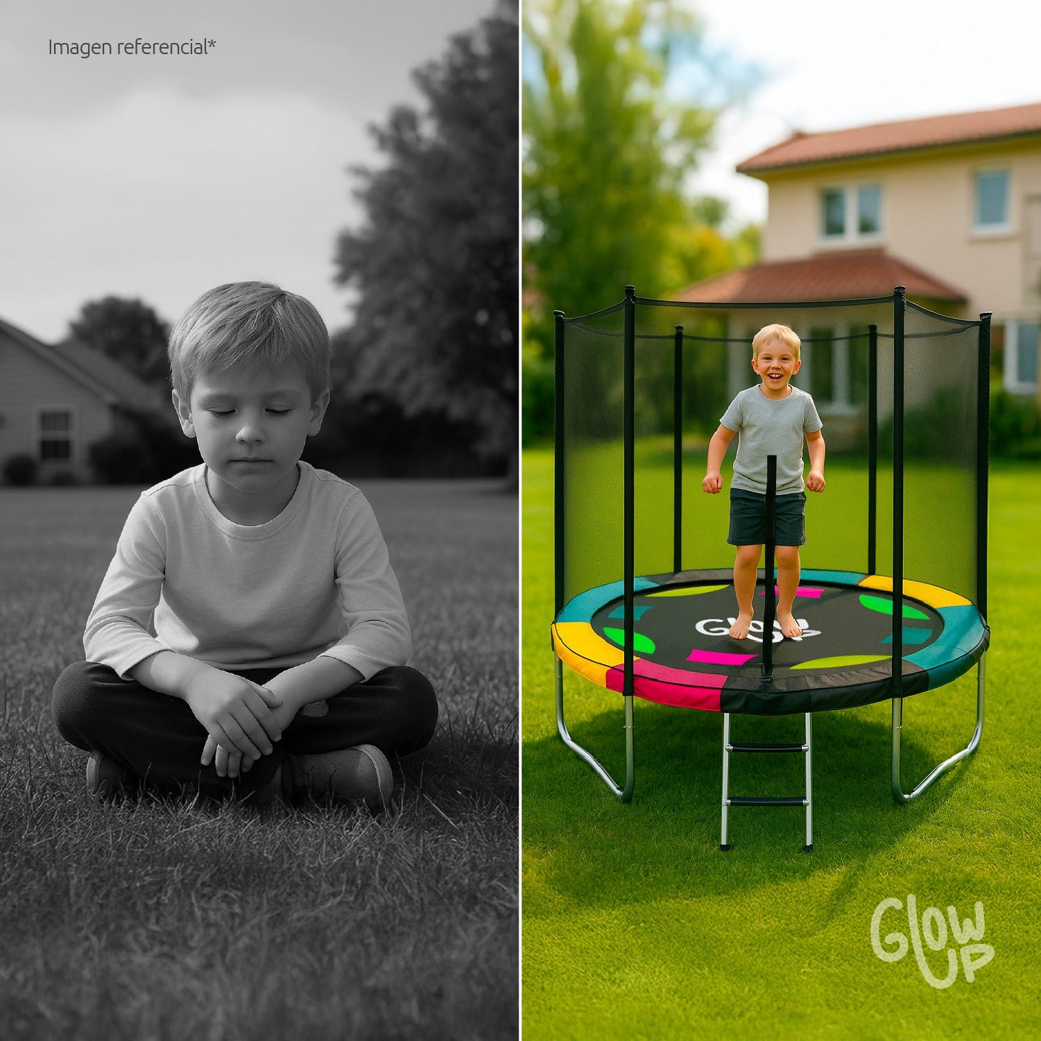 Cama Elástica 1,83 mt 6ft Edición Exclusiva R GlowUp