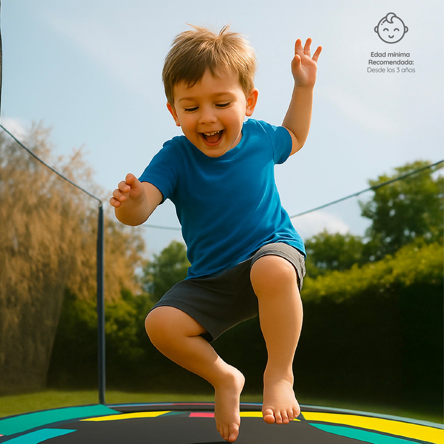 Cama Elástica 1,83 mt 6ft Edición Exclusiva R GlowUp