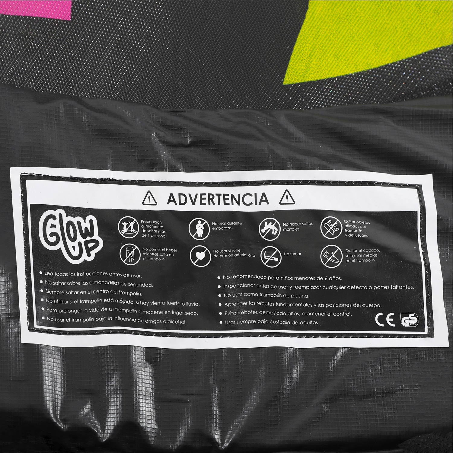 Cama Elástica 1,83 mt 6ft Edición Exclusiva R GlowUp