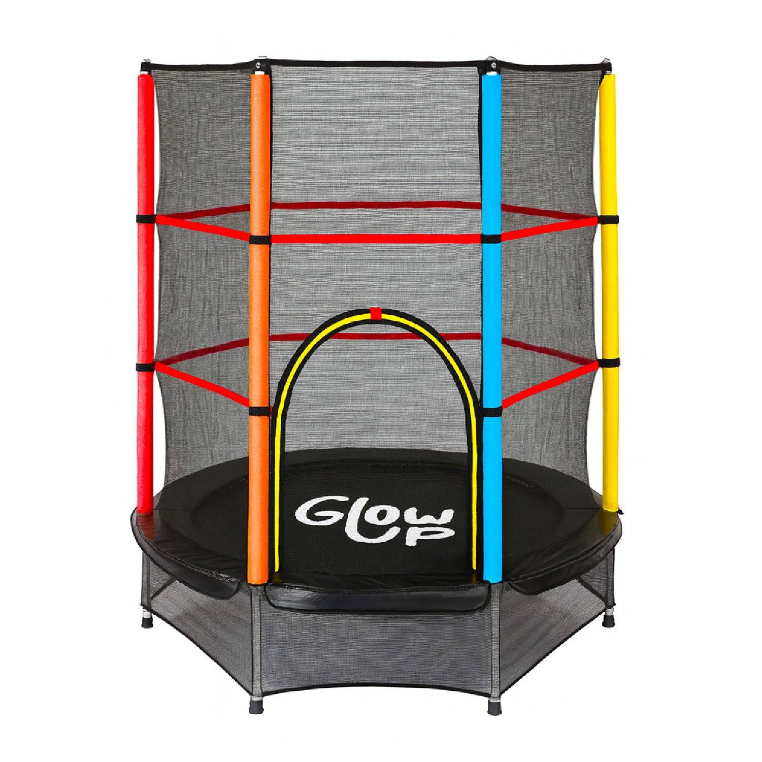 Cama Elástica GlowUp 1,40 x 1,60 mt 4,5 Ft Malla Seguridad Superior