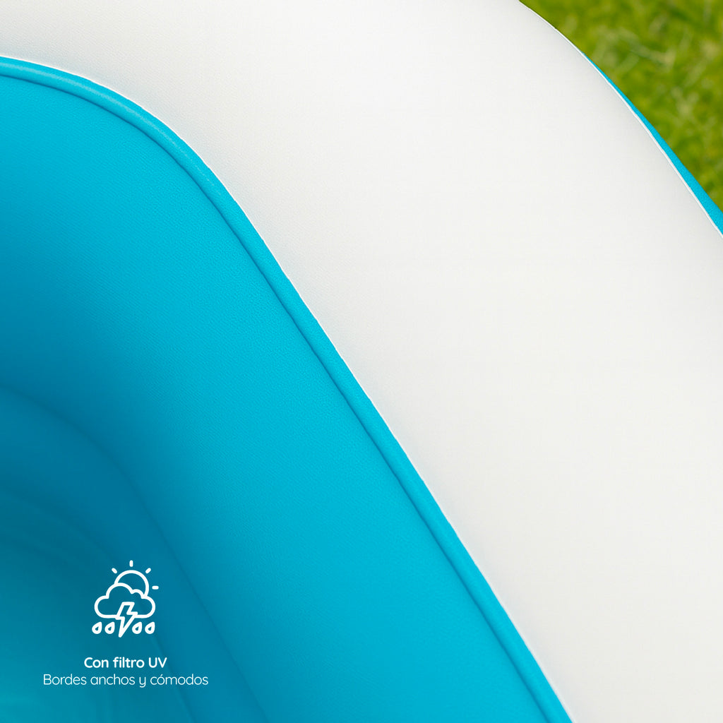 Piscina Inflable 150x105x50 cm con Inflador GlowUp