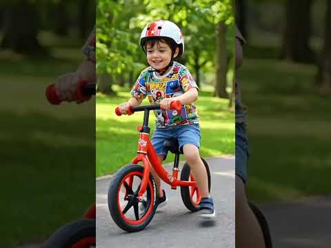 Bicicleta de Equilibrio Infantil Roja Dodo con Asiento Ajustable GlowUp